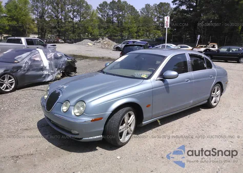 2003 Jaguar S-Type из США, поврежденный, VIN SAJEA01T13FM89362